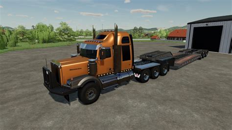 Fs Western Star Sb Pacesetter Lowboy Farming Simulator Mods