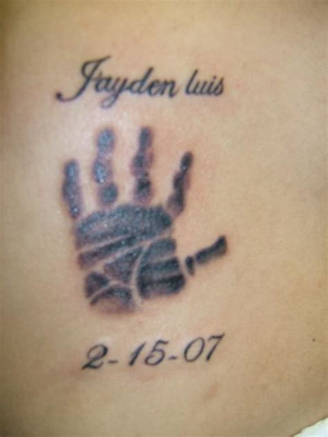 My Tattoo Designs Baby Handprint Tattoos