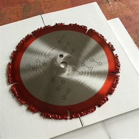 12 Inch Fire Rescue Demolition Carbide Chunk Root Cutter Blade For Pvc