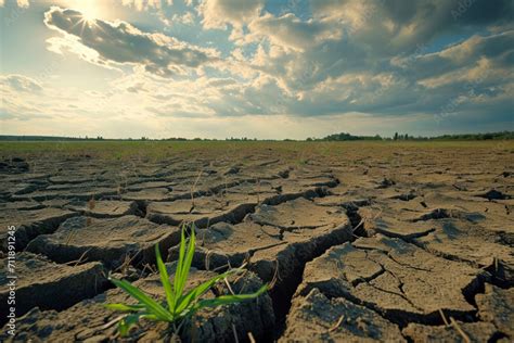 Drought Stricken Landscapes An Image Depicting The Impact Of A