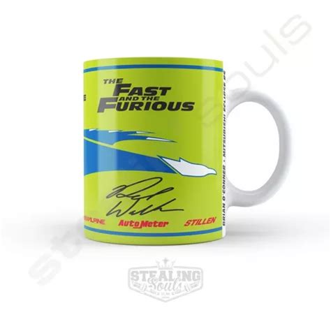 Taza Fast Furious Rapido Y Furioso Brian Oconner Mitsubishi