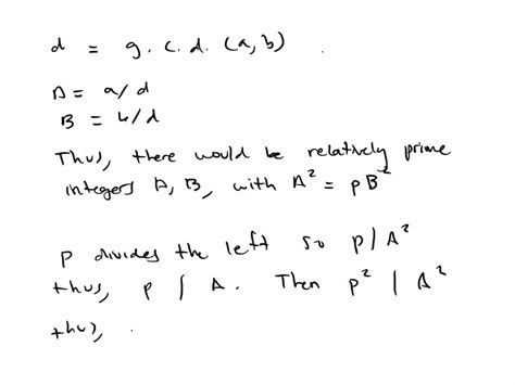 Solved If P Is A Prime Prove That There Do Not Exist Nonzero Integers A