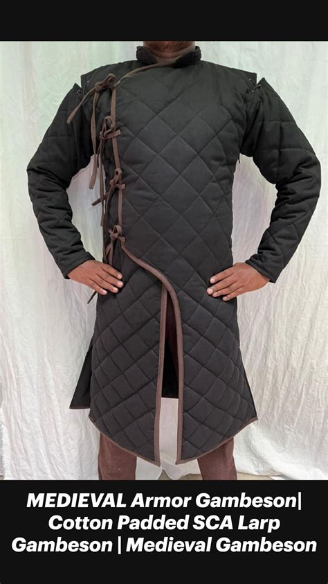 Medieval Armor Gambeson Cotton Padded Sca Larp Gambeson Medieval