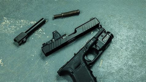 Zev Technologies Duty Stripped Slide With Sights For Glock T Rex Arms