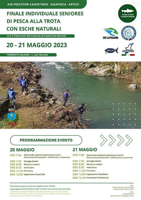 A Castel San Niccol La Finale Di Pesca Alla Trota Casentino It