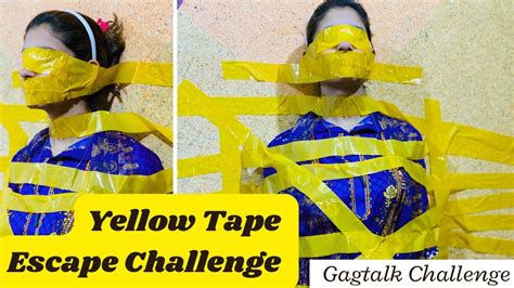 Duct Tape Escape Challenge From Wall Hogtie Escape Challenge