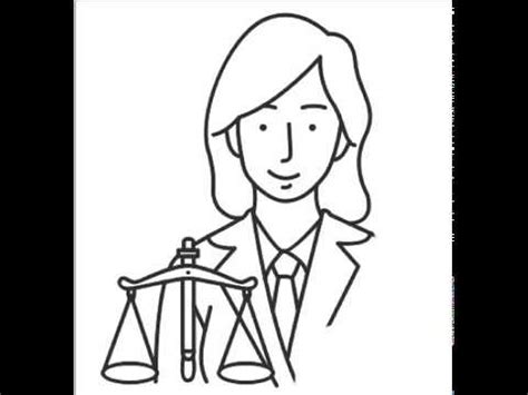 how to draw lawyer - YouTube