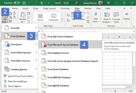 How To Move Or Import Access Data Into Excel