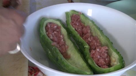 Stuffed Bitter Melon With Pork Healthy Chinese Cooking Bitter Melon