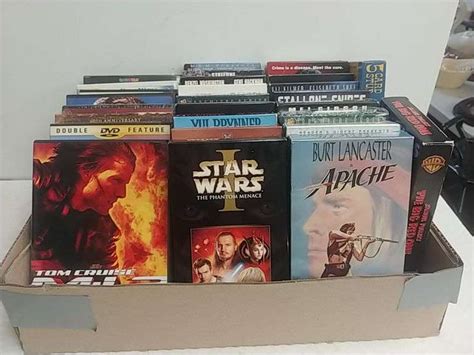 Assorted VHS DVD Tapes Trice Auctions