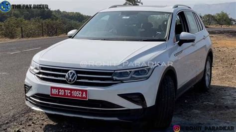 Volkswagen Tiguan Seater Spied Testing Jeep Compass Rival