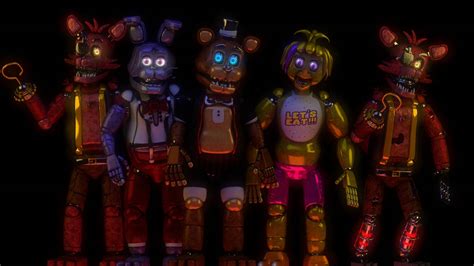 Fnafc4d Fnaf 1 Stylized Models Showcase By Ignitedbonnie496 On