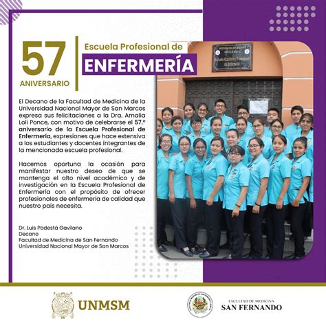 Aniversario De La Escuela Profesional De Enfermer A San Fernando