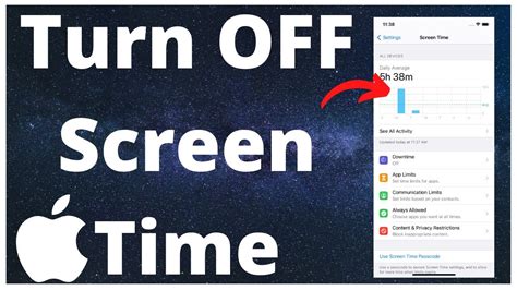 How To Turn Off Screen Time On Iphone Iphone Screen Time Youtube