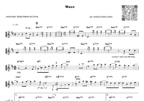 Wave Arr Piano By Antonio Carlos Jobim Sheet Music For Piano Chords