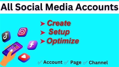 Create All Social Media Accounts Setup And Optimize By Digitalashadul