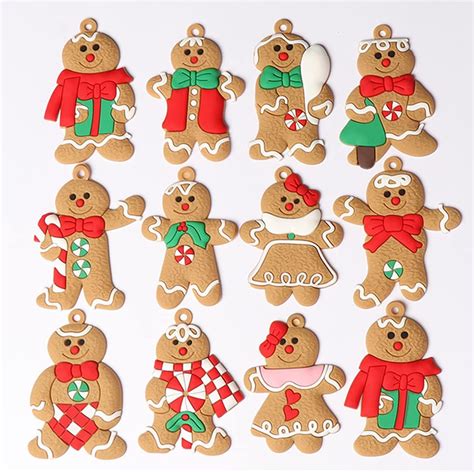 Amazon Doneace Christmas Ornaments Pcs Gingerbread Man Christmas