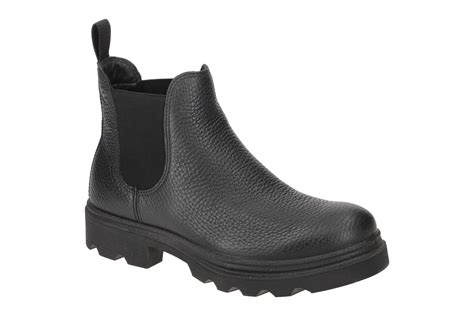 Ecco Grainer Warmfutter Chelsea Stiefelette Schwarz Schuhhaus