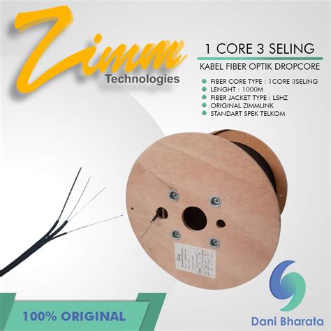 Jual Zimmlink Dropcore Cable Fiber Optical Core Seling Meter