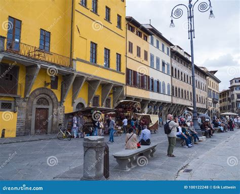 Beautiful Santa Croce Square in the City of Florence - FLORENCE / ITALY ...