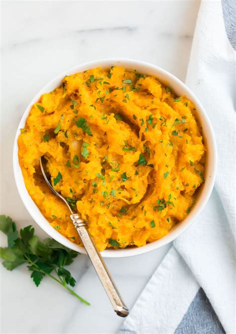 Mashed Butternut Squash Recipe Easy Healthy Wellplated