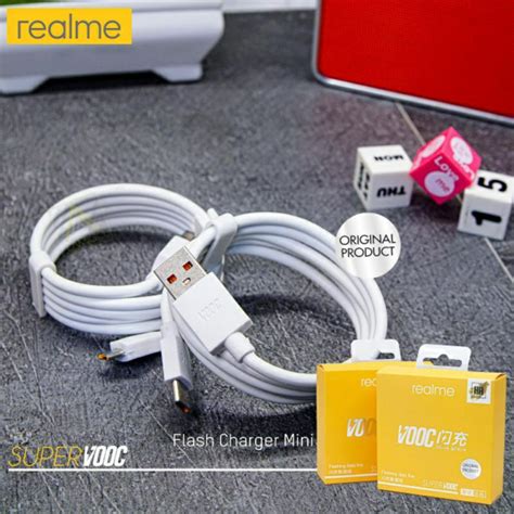 Jual KABEL DATA REALME MICRO USB DAN TYPE C SUPER VOOC Shopee Indonesia