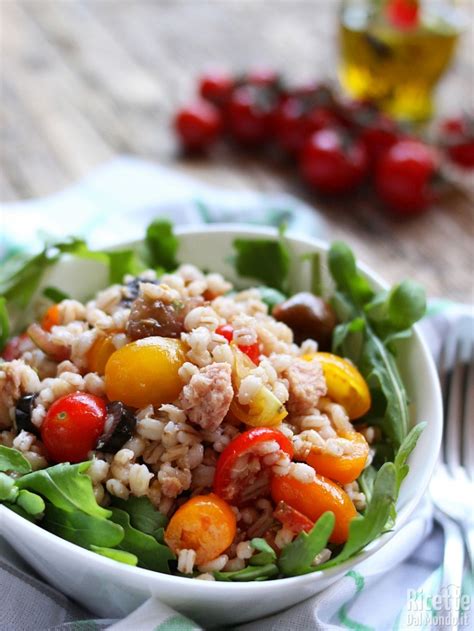 Insalata Di Orzo E Tonno Con I Pomodorini Marianna Pascarella