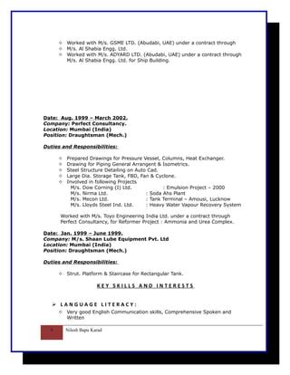 Nilesh CV PDF