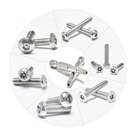 Stainless Steel 304 Security Screw Snake Eye Two Holes Pig Nose Screw Spanner - Buy Security ...