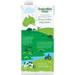 Australia S Own Full Cream Long Life Milk 1l Woolworths