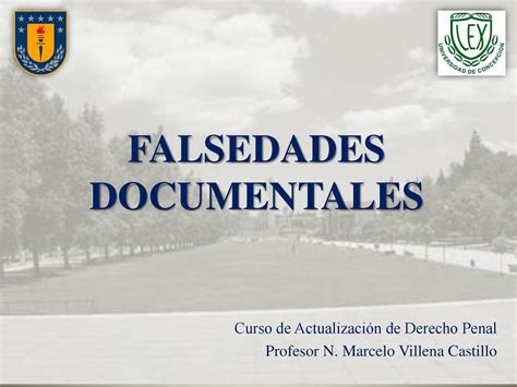 FALSEDADES DOCUMENTALES Ppt Descargar