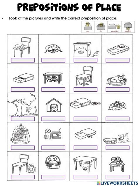 Prepositions Of Place Online Exercise For Primary In 2023