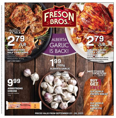 Freson Bros Flyer September 22 To 28