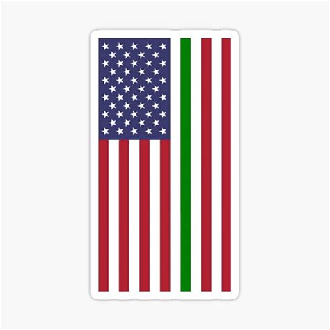 "Italian American Flag" Sticker by jackfmaye | Redbubble