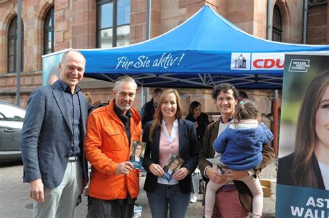 Samstag Vor Der Landtagswahl Astrid Wallmann