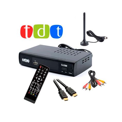 Decodificador Tdt Con Antena Control Y Cable Tienda Myfimport