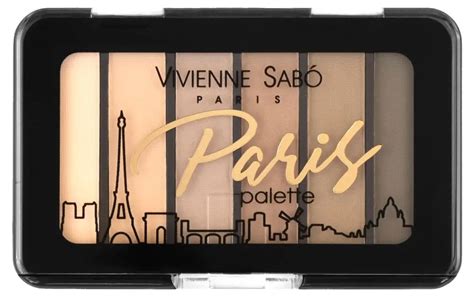 Палетка Теней Для Ве Мини 6 Цветов Paris Тон 01 Тм Vivienne Sabo ...