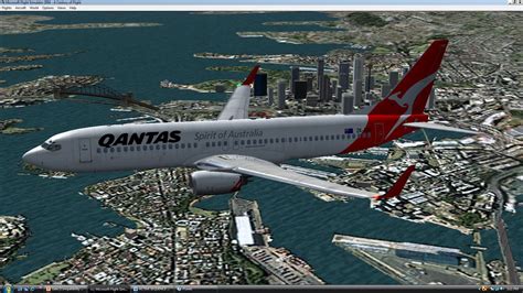 Qantas Qf924 Departing Sydney For A Flight To Cairns With A Great View