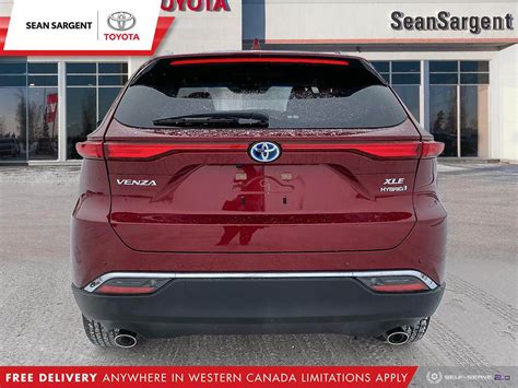 New 2021 Toyota Venza Hybrid Xle Suv Awd In Grande Prairie Alberta