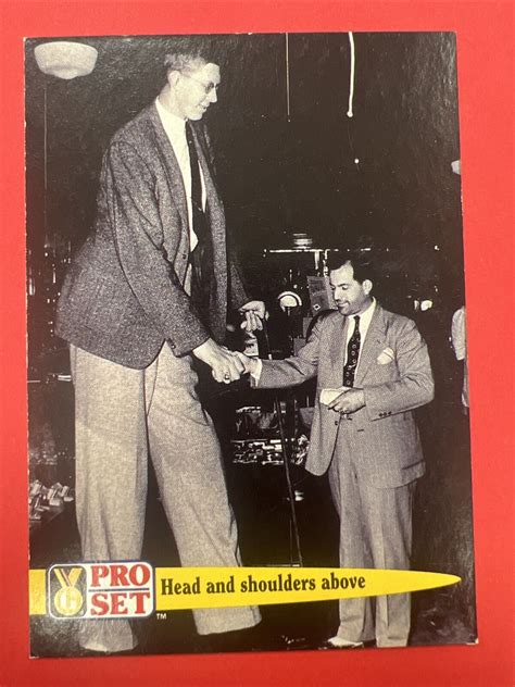 1992 Pro Set Guinness Book Of World Records Robert Wadlow 6