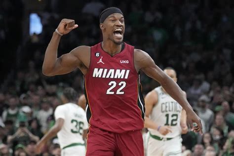 Jimmy Butler Heat Beat Celtics For 2 0 Lead In East Finals Los