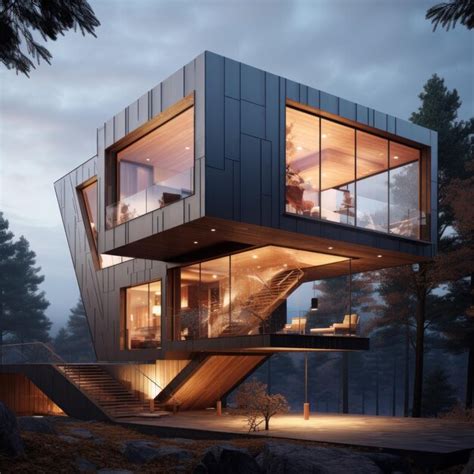 Premium Photo Elevated Architecture Exploring 3d House Design