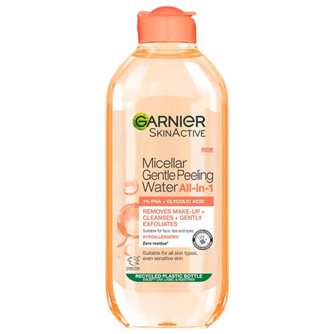 Garnier Micellar Gentle Peeling Water All In 1 1 PHA And Glycolic Acid