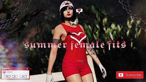 GTA 5 Online Adorable Female Summer Outfits PS4 PS5 Xbox One