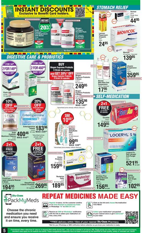 Dischem Specials July Dischem Catalogue Dis Chem Stores