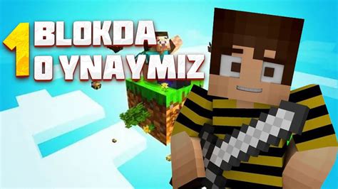 Minecraft Blokda O Ynemiz One Blok Uzbekcha Letsplay Youtube