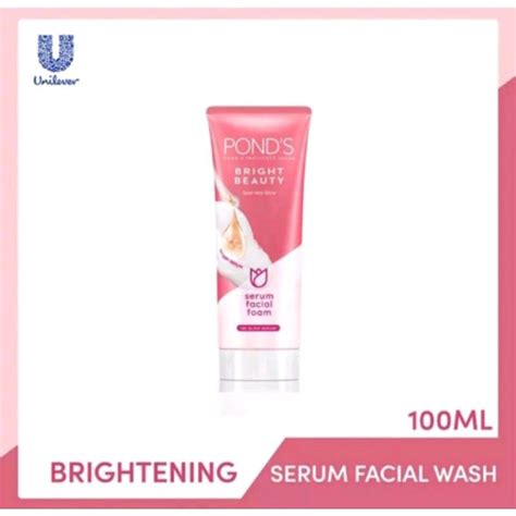 Jual Ponds Bright Beauty Facial Foam Serum Whip Foam 100ml Shopee