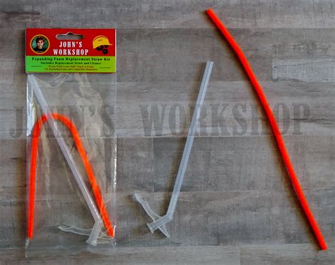 Expanding Foam Replacement Straw Kit