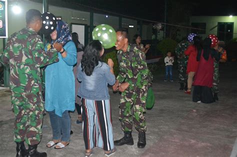 Meriahkan Tahun Baru Personel Kodim Bm Gelar Lomba Joget