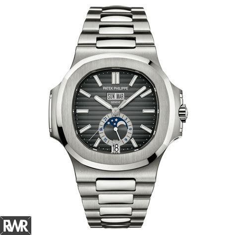 Chape Fake Patek Philippe Nautilus Stainless Steel Mens Watch 5726a 001